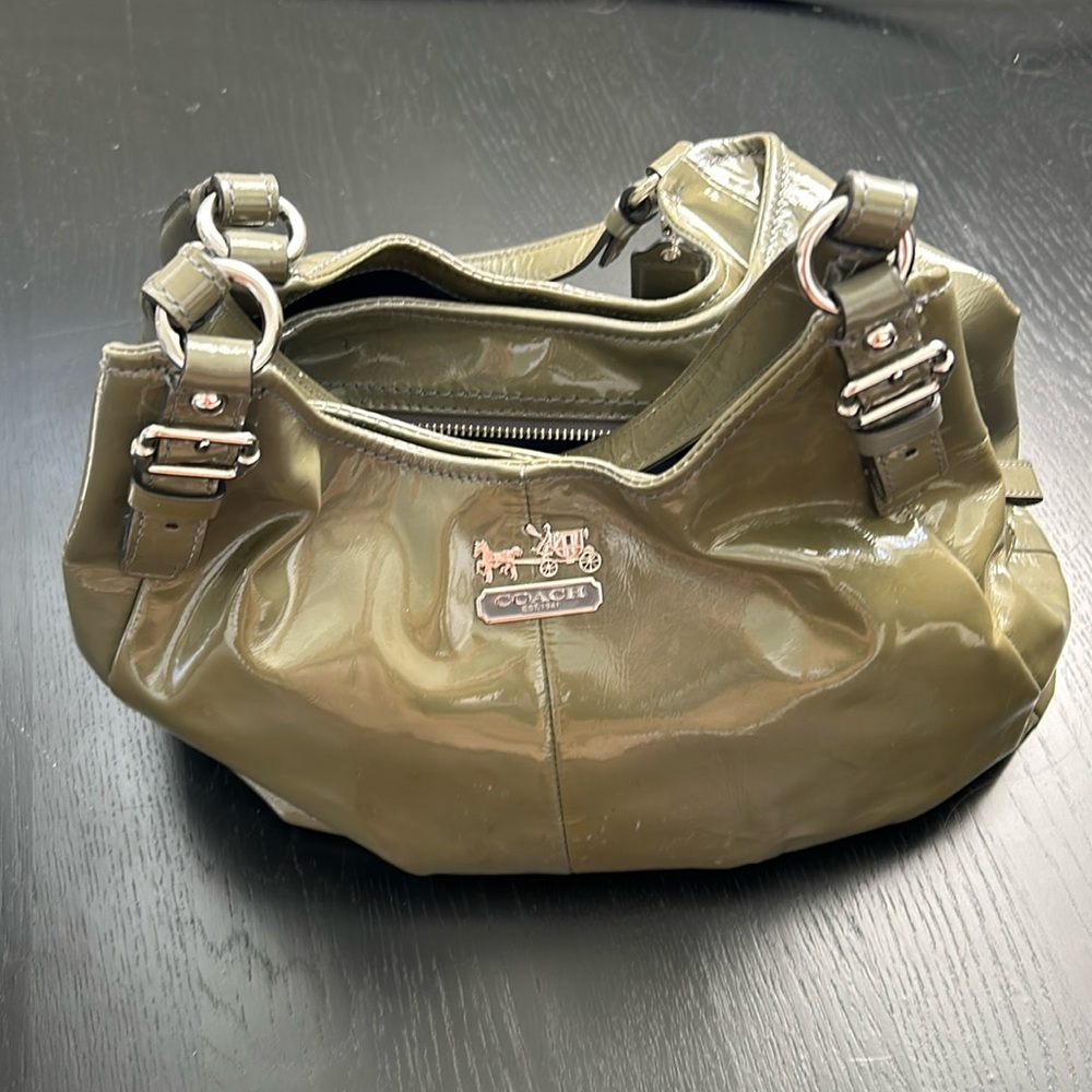 Green Coach Purse